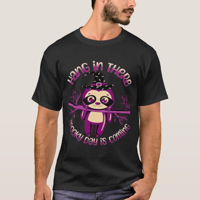 Halloween Sloth (ver.1) Klassisk T-Shirt (Framsida)