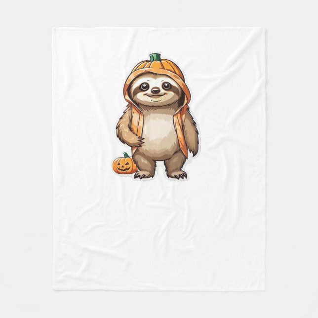 Halloween Slothster Essential T-Shirt Fleecefilt (Framsidan)