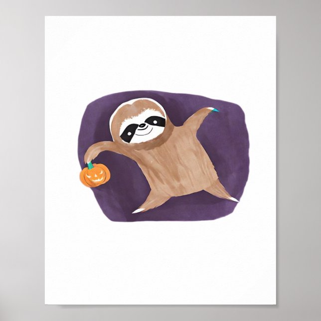 Halloween-sluttning, pumpa, fladdermus, spindel, s poster (Framsidan)