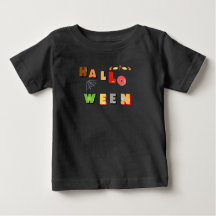 Halloween Småbarn T-Shirt Black