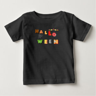 Halloween Småbarn T-Shirt Black