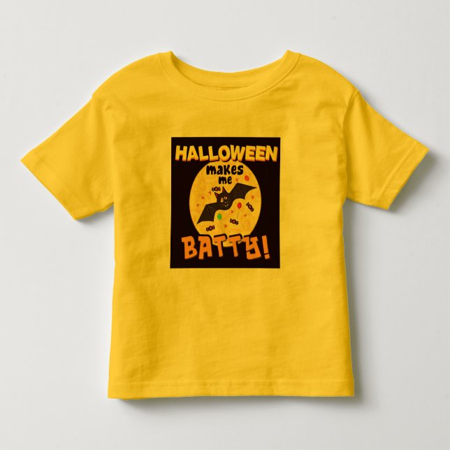 Halloween småbarnT-tröja Tee (Framsida)
