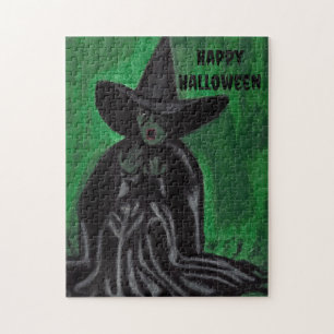 HALLOWEEN SMÄLTER WITCH PUSSEL