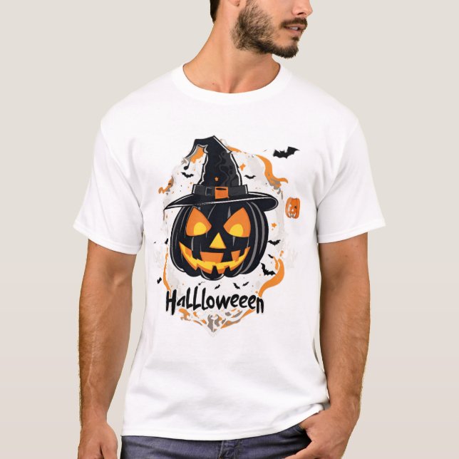 Halloween Smart T-shirt (Framsida)