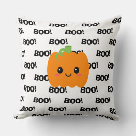 Halloween Smiling Pumpkin Cushion, Mysigt Pillow Kudde