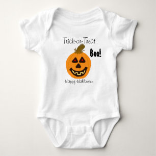 Halloween Smiling Pumpkin Trick eller Treat Boo Tee