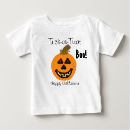 Halloween Smiling Pumpkin Trick eller Treat Boo Tee