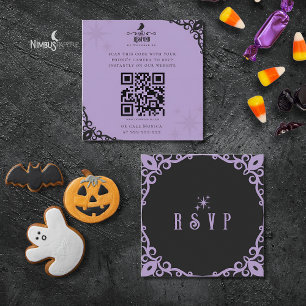 Halloween Snabb Svar Kort med Häxig Lavendel