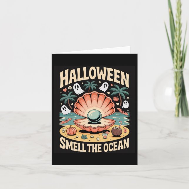 Halloween Snäcka Tease - Sprid mina klappar över Kort (Framsida)