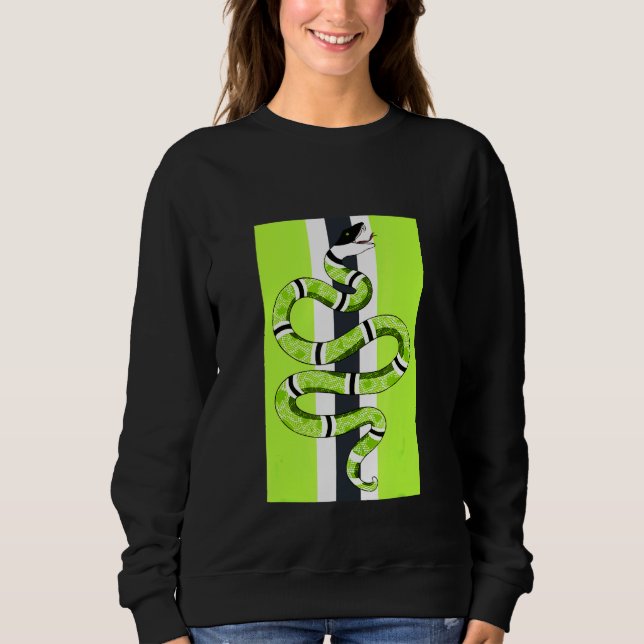 Halloween Snake Get Em Sneaker Match 6 Electric Gr T Shirt (Framsida)
