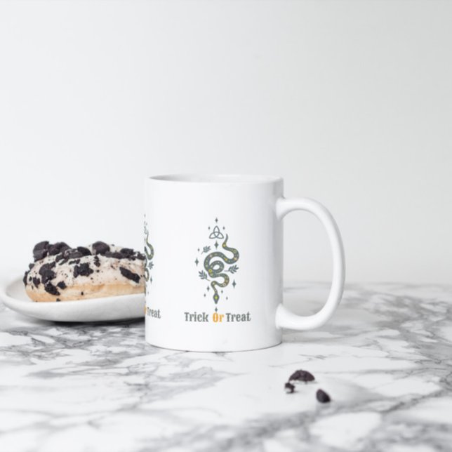Halloween Snake, Witches Symbols Kaffemugg (Skapare uppladdad)