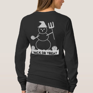 halloween snögubbe tee