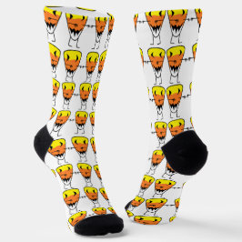 Halloween sockel med Candy corn Zombies
