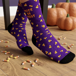 Halloween-sockeln Candy corn Mönster