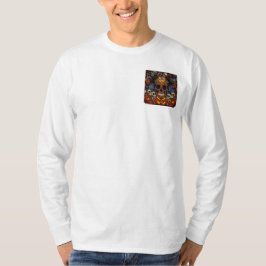Halloween, Socker Skalle Pumpa Fiesta, Calavera T Shirt