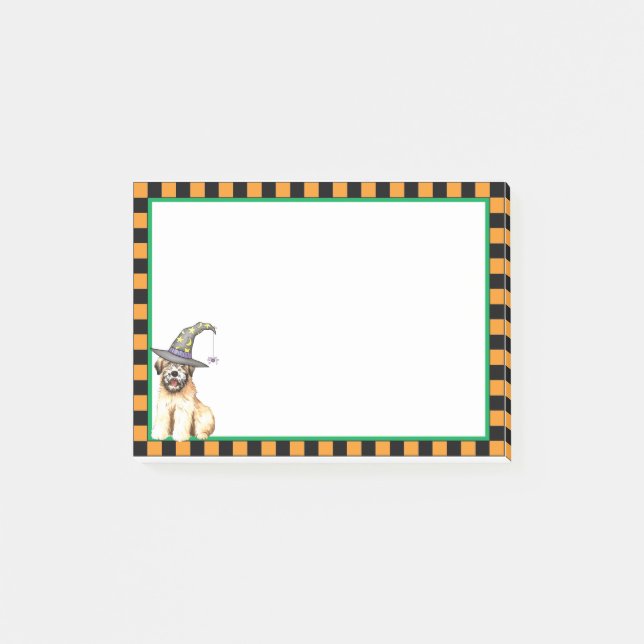 Halloween Soft Jackat Wheaten Terrier Post-it Block (Framsida)