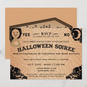 Halloween Soiree Spirit Board-inbjudan Inbjudningar