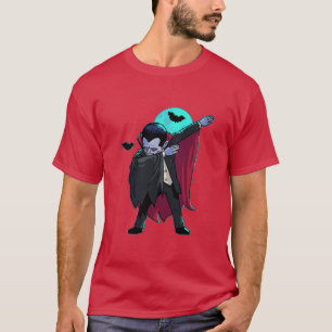 Halloween som baddar dracula t shirt