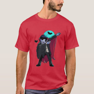 Halloween som baddar dracula t shirt