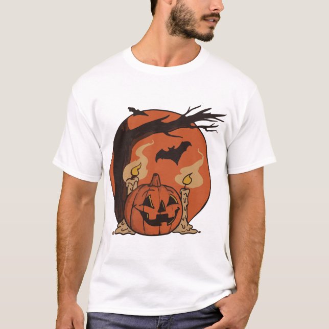 halloween sömn t shirt (Framsida)