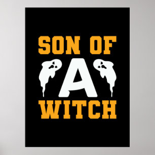 Halloween-son på en giktdag poster