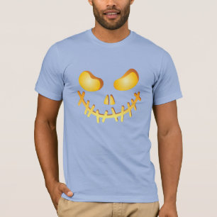 Halloween Söt Ansikte Bus eller Godis T Shirt