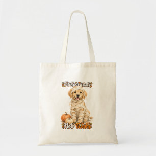 Halloween Söt Golden Retriever Mummy Trix Tygkasse