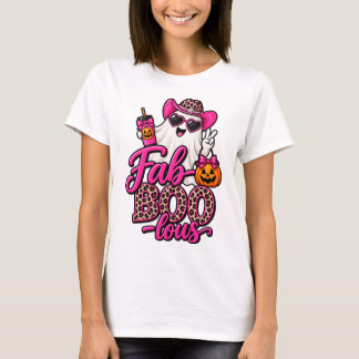 Halloween Söt spöke Fab-BOO-Lous T Shirt