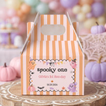 Halloween Söt Spöke Födelsedagsfirande Presentlåda