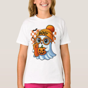 Halloween Söt Spöke Höstfest T Shirt