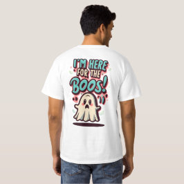 Halloween: Söt spöke, "Jag är här för bu!" T Shirt