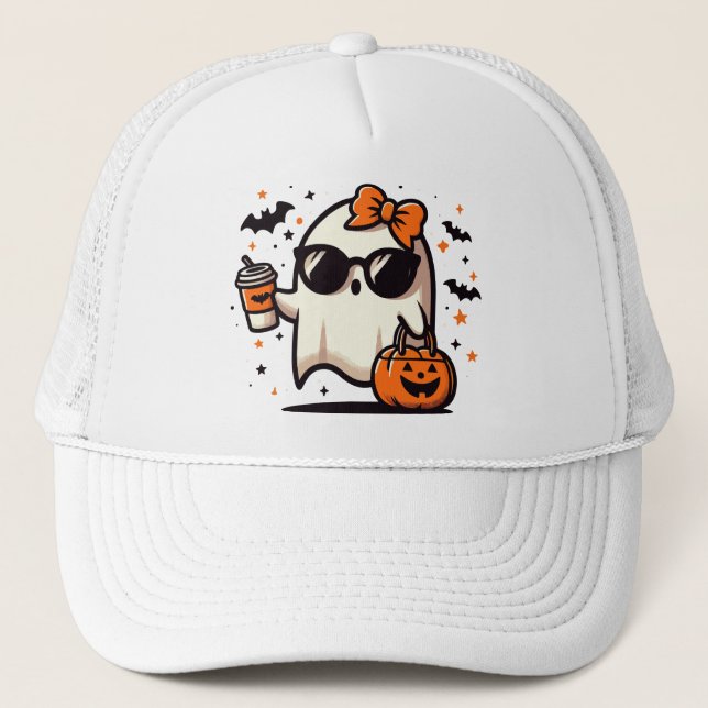 Halloween Söt Spöke Keps (Framsida)