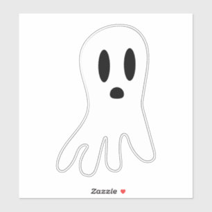 Halloween-söt spöke klistermärken