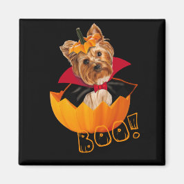Halloween söt Yorkshire skräckpumpare Magnet