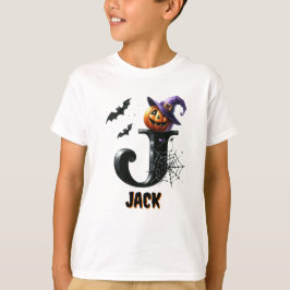 Halloween söta bokstaven J - Trick or Treat T Shirt