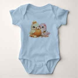 Halloween Söta Fågel Vänner Baby Kläder T Shirt