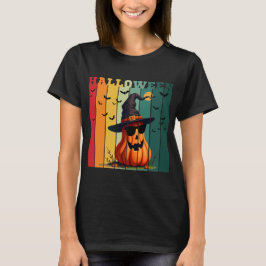Halloween söta roliga pumpa vintage höst t shirt