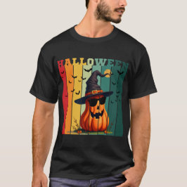 Halloween söta roliga pumpa vintage höst t shirt