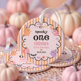 Halloween söta spöke födelsedagsfest förmånsetiket gåvor etiketter