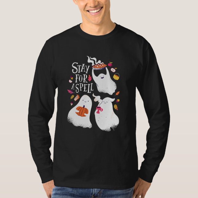 Halloween söta spöken t shirt (Framsida)