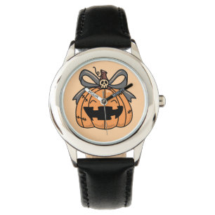 Halloween, sött ansikte pumpa armbandsur