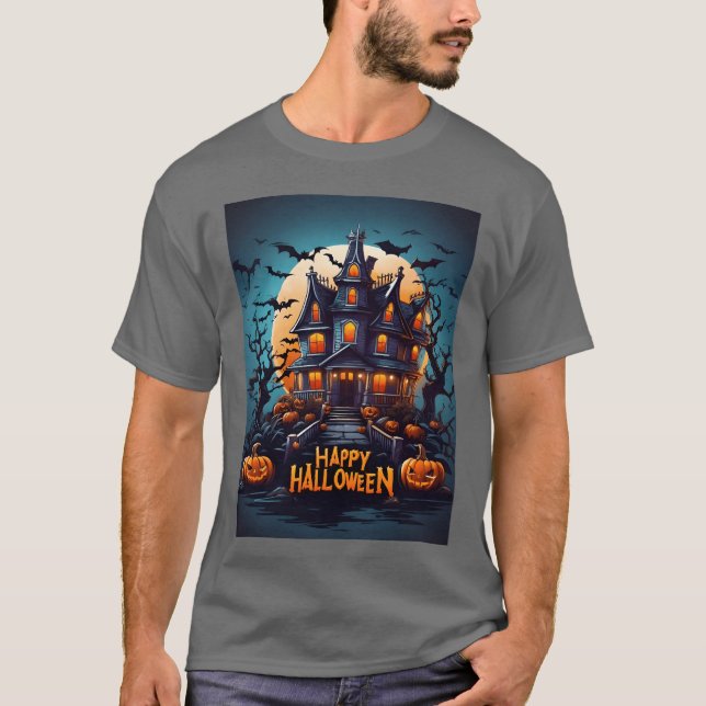 Halloween Speciellt roligt T Shirt (Framsida)