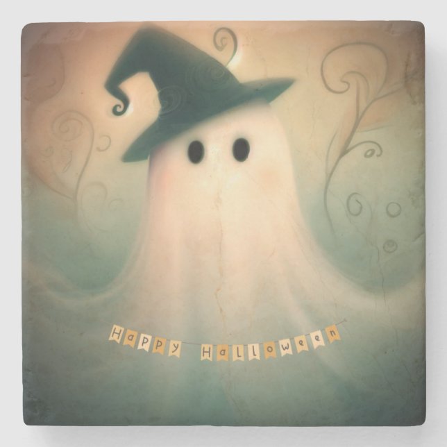 Halloween/Spegel/Fall/Whimsisk Prydnad Stenunderlägg (Framsidan)