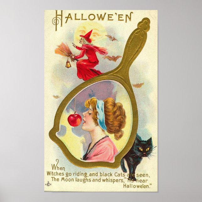 Halloween Spegel Poster (Framsidan)