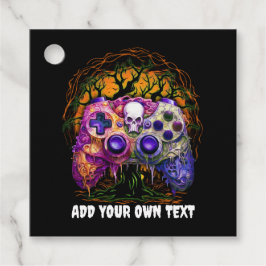 Halloween-spel, Spooky Controller, Lila Orange Gåvor Etiketter