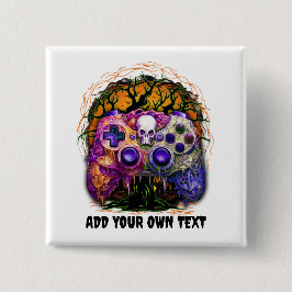 Halloween-spel, Spooky Controller, Orangens Lila Knapp