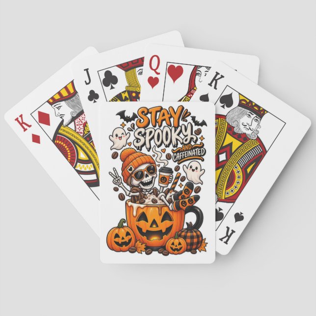 Halloween spelkort (Baksidan)