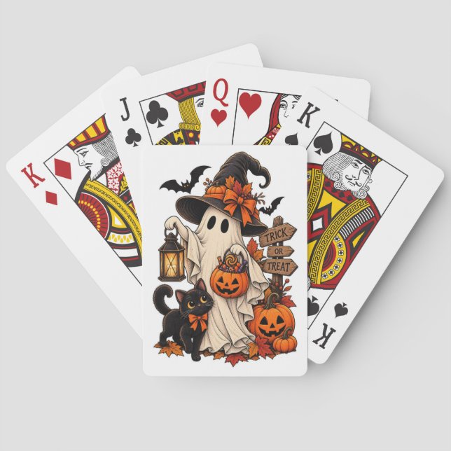 Halloween spelkort (Baksidan)