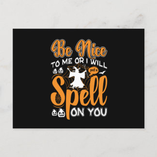 Halloween Spell On You Birthday Vykort