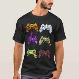 Halloween-spelledare Zombie Skeleton T Shirt